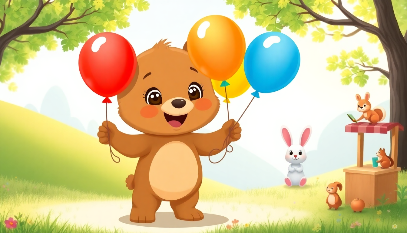 Ayıcık Mimi’nin Renkli Balonları