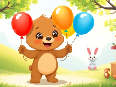 Ayıcık Mimi’nin Renkli Balonları