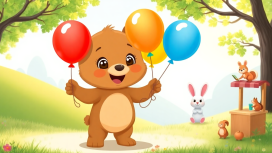 Ayıcık Mimi’nin Renkli Balonları